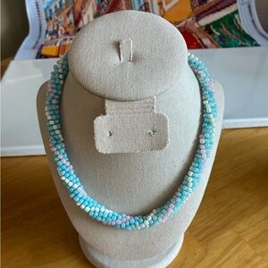 Chic Pastel Beaded Necklace